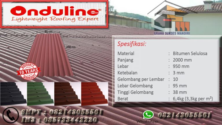 ATAP ONDULINE BERKUALITAS